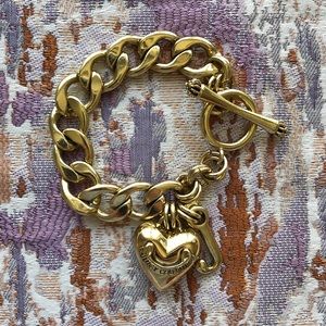 Juicy Couture Banner Heart Starter Bracelet